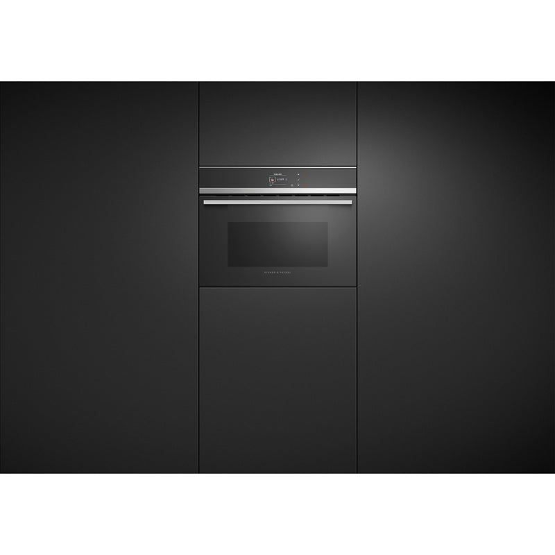 Fisher & Paykel 24-inch, 1.3 cu.ft. Built-in Single Speed Wall Oven with True Convection Technology OM24NDB1 IMAGE 4