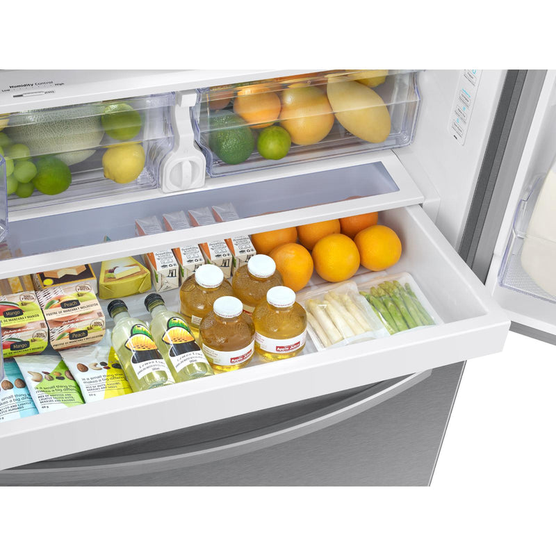Samsung 36-inch, 27 cu.ft. French 3-Door Refrigerator with Water and Ice dispenser System RF27T5201SR/AA IMAGE 11