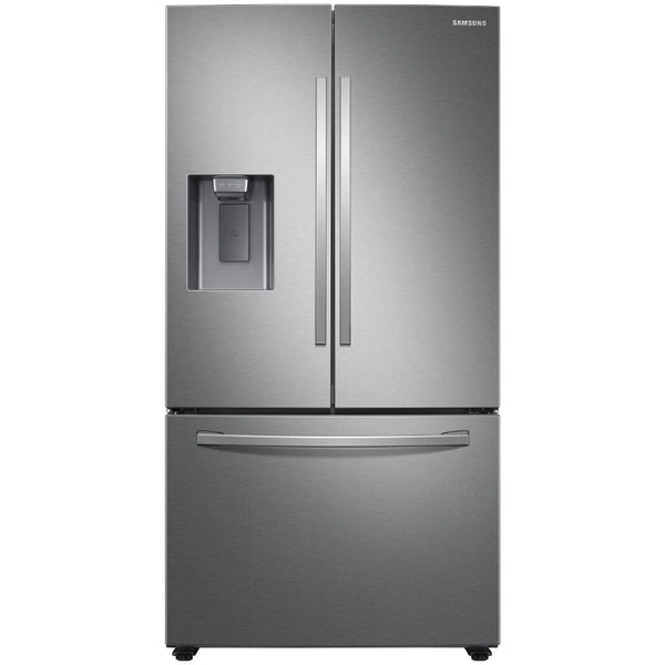 Samsung 36-inch, 27 cu.ft. French 3-Door Refrigerator with Water and Ice dispenser System RF27T5201SR/AA IMAGE 1