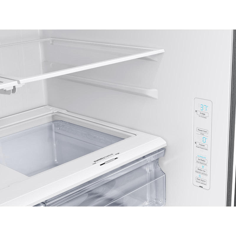 Samsung 36-inch, 27 cu.ft. French 3-Door Refrigerator with Water and Ice dispenser System RF27T5201SR/AA IMAGE 6