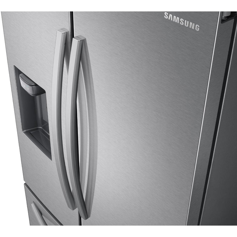 Samsung 36-inch, 27 cu.ft. French 3-Door Refrigerator with Water and Ice dispenser System RF27T5201SR/AA IMAGE 8