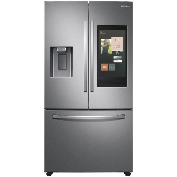 Samsung 36-inch, 27 cu.ft. French 3-Door Refrigerator with Family Hub™ RF27T5501SR/AC IMAGE 1