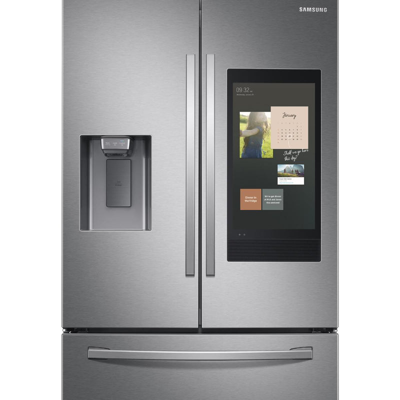 Samsung 36-inch, 27 cu.ft. French 3-Door Refrigerator with Family Hub™ RF27T5501SR/AC IMAGE 4
