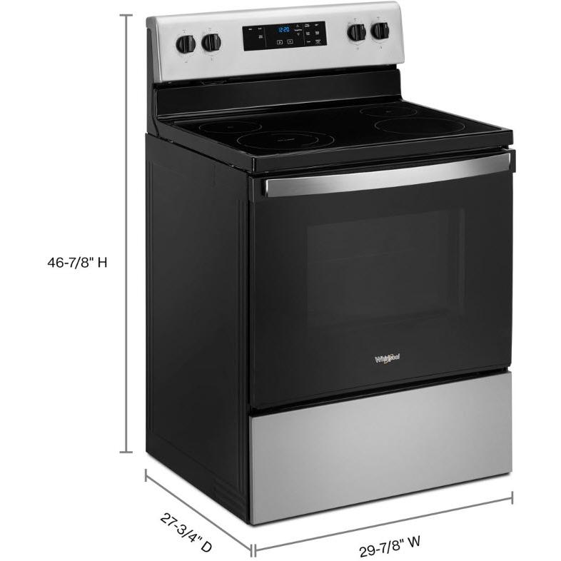 Whirlpool 30-inch Freestanding Electric Range with Keep Warm Setting WFE320M0JS IMAGE 10