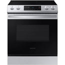 Samsung 30-inch Slide-in Electric Range with Wi-Fi Connectivity NE63T8111SS/AC IMAGE 1