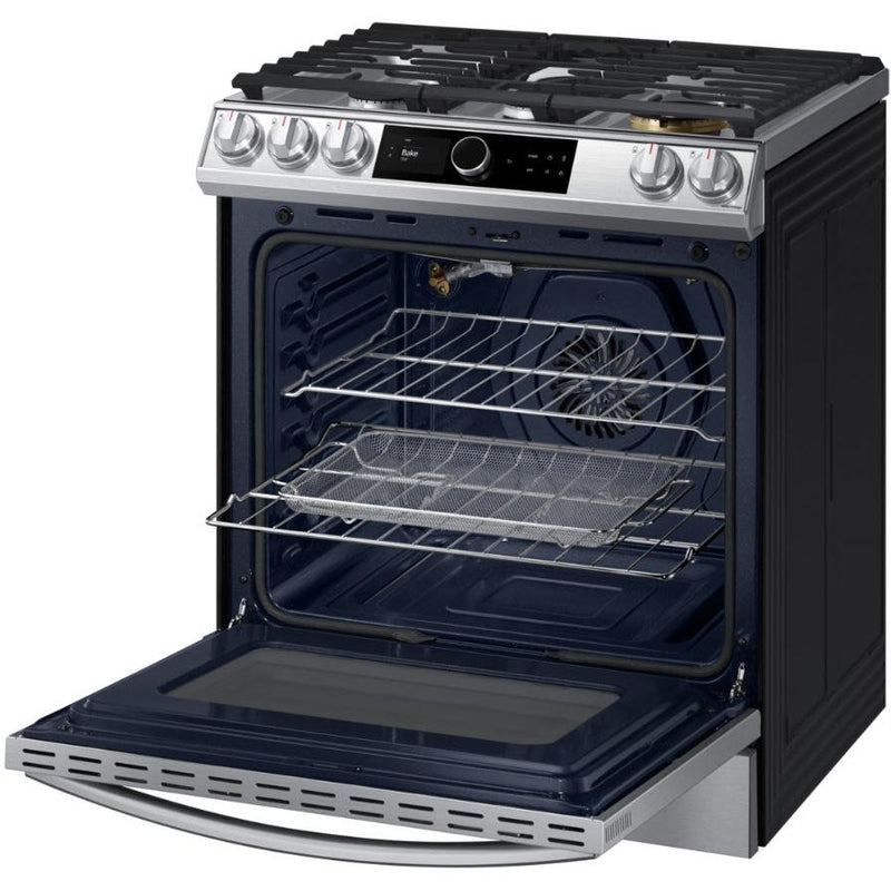 Samsung 30-inch Slide-in Gas Range with Wi-Fi Technology NX60T8711SS/AA IMAGE 7