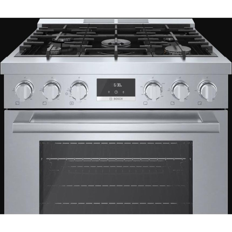 Bosch 30-inch Freestanding Gas Range with Convection Technology HGS8055UC IMAGE 10