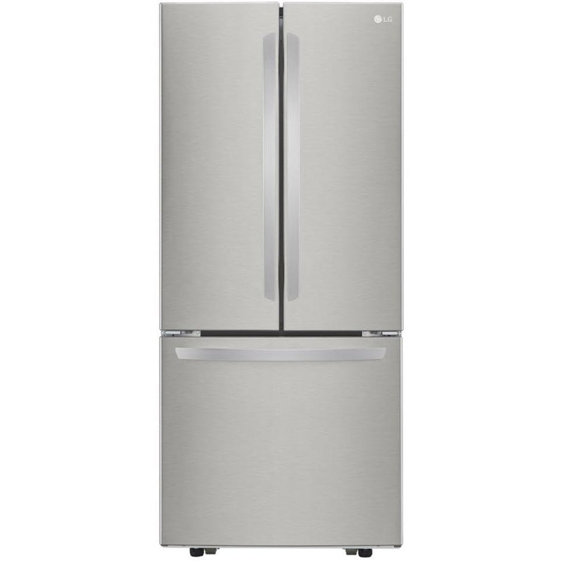 LG 30-inch, 21.8 cu.ft. Freestanding French 3-Door Refrigerator with SmartDiagnosis™ Technology LRFNS2200S IMAGE 1