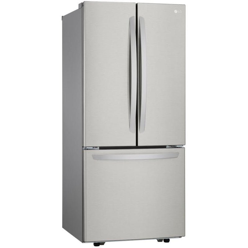 LG 30-inch, 21.8 cu.ft. Freestanding French 3-Door Refrigerator with SmartDiagnosis™ Technology LRFNS2200S IMAGE 2