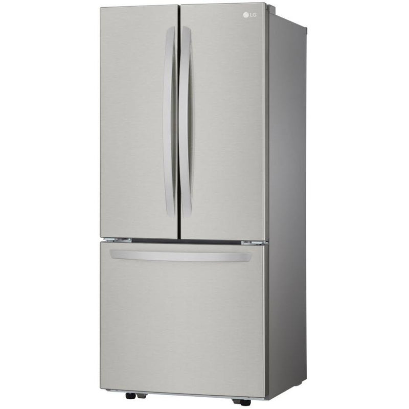 LG 30-inch, 21.8 cu.ft. Freestanding French 3-Door Refrigerator with SmartDiagnosis™ Technology LRFNS2200S IMAGE 3