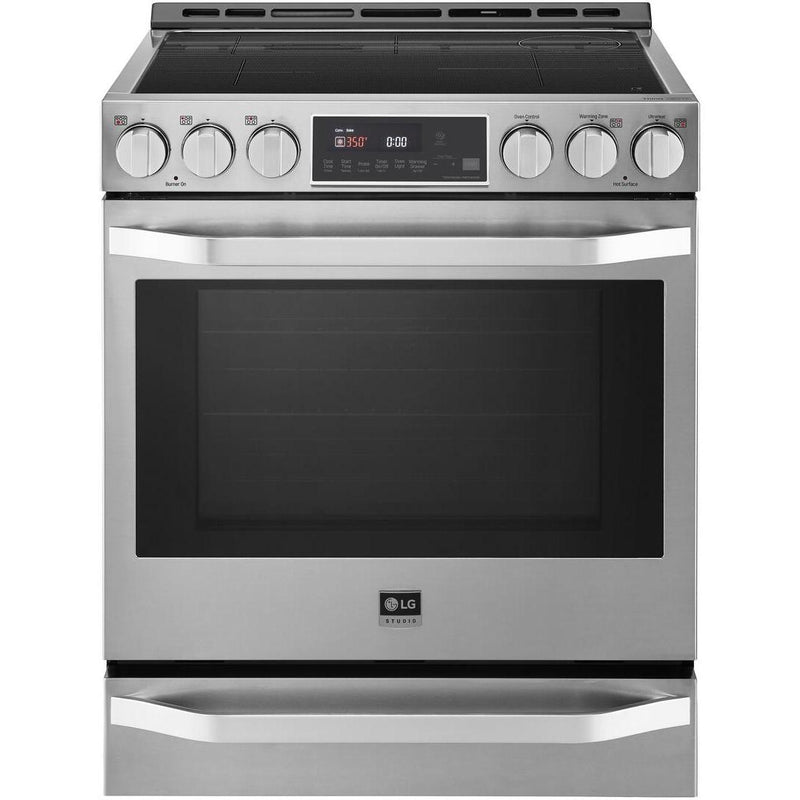 LG STUDIO 30-inch Freestanding Electric Induction Range with ProBake Convection® LSIS3018SS IMAGE 1
