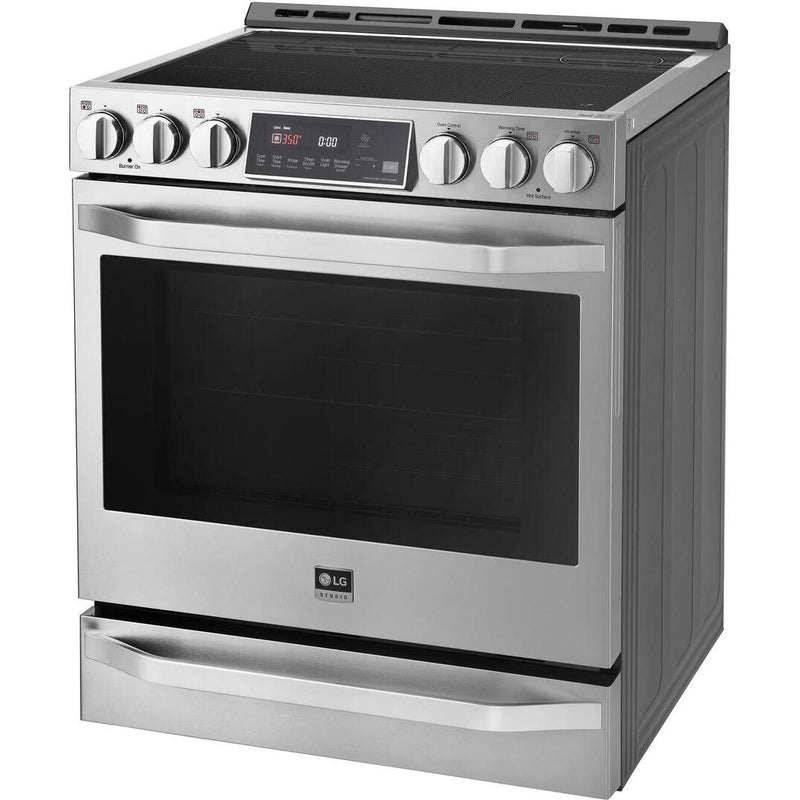 LG STUDIO 30-inch Freestanding Electric Induction Range with ProBake Convection® LSIS3018SS IMAGE 2