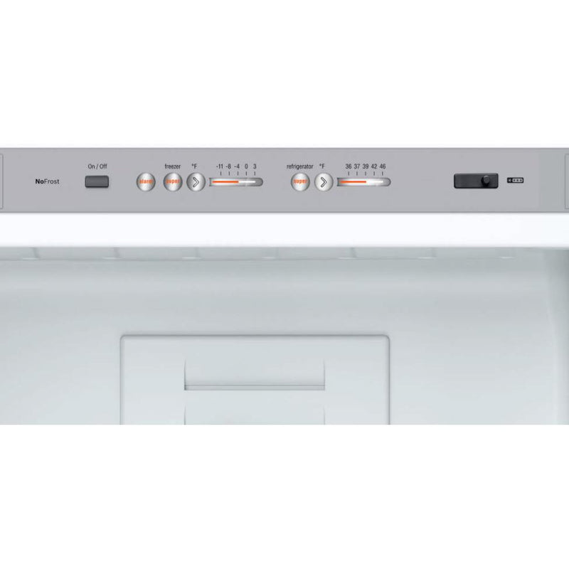 Bosch 24-inch, 10 cu.ft. Counter-Depth Bottom Freezer Refrigerator with LED Lighting B10CB81NVW IMAGE 5