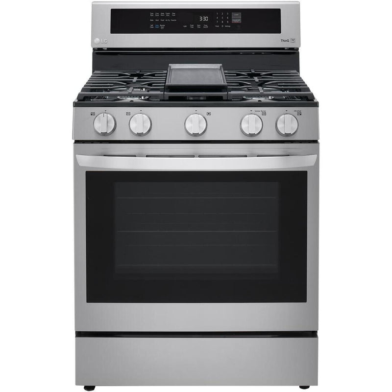 LG 30-inch Freestanding Gas Range with True Convection Technology LRGL5825F IMAGE 1