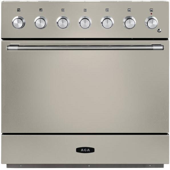 AGA 36-inch Freestanding Electric Induction Range with True European Technology AMC36IN-IVY IMAGE 1