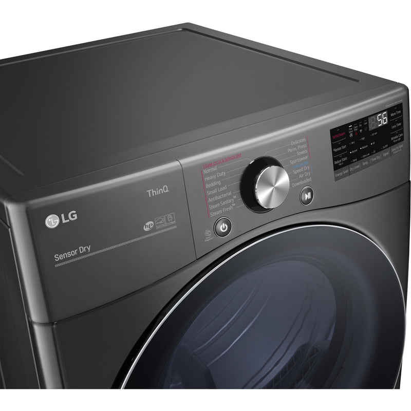 LG 7.4 cu.ft. Gas Dryer with TurboSteam™ Technology DLGX4201B IMAGE 10