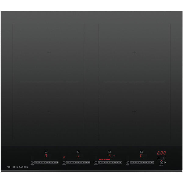 Fisher & Paykel 24-inch Built-in Electric Induction Cooktop with 4 Cooking Zones CI244DTB4 IMAGE 1