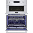 Signature Kitchen Suite 30-inch Built-in Combination Wall Oven with Steam-Combi SKSCV3002S IMAGE 2
