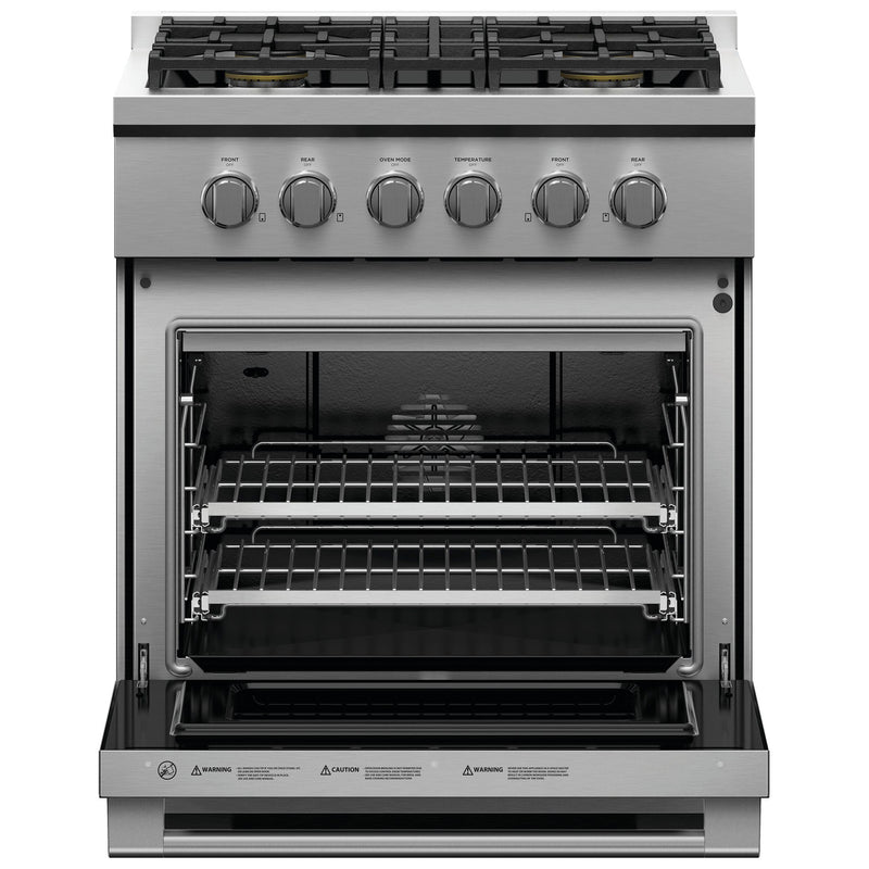 Fisher & Paykel 30-inch Freestanding Gas Range with Dual Flow Burners™ RGV3-304-L IMAGE 3