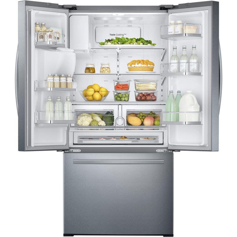 Samsung 33-inch, 25.5 cu.ft. Freestanding French 3-Door Refrigerator with CoolSelect Pantry™ Drawer RF26J7510SR/AA IMAGE 5