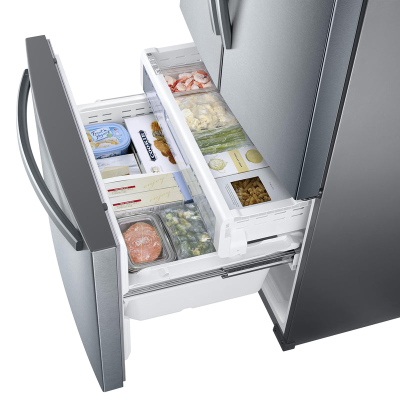 Samsung 33-inch, 25.5 cu.ft. Freestanding French 3-Door Refrigerator with CoolSelect Pantry™ Drawer RF26J7510SR/AA IMAGE 7
