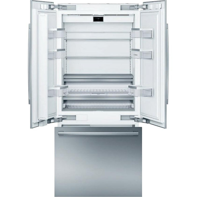 Bosch 36-inch, 19.4 cu.ft. Built-in French 3-Door Refrigerator with Wi-Fi Connect B36BT935NS IMAGE 2
