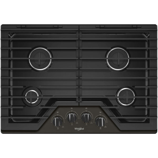 Whirlpool 36-inch, Built-in, Gas Cooktop with EZ-2-Lift™ WCG55US0HV IMAGE 1
