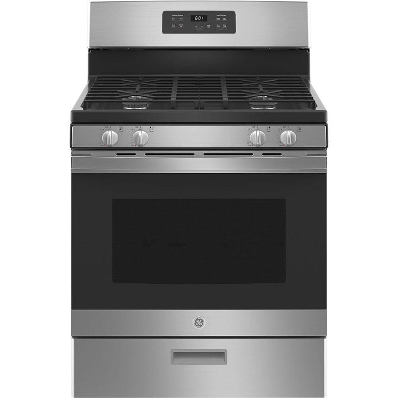 GE 30-inch Freestanding Gas Range with Broiler Drawer JCGBS61RPSS IMAGE 1