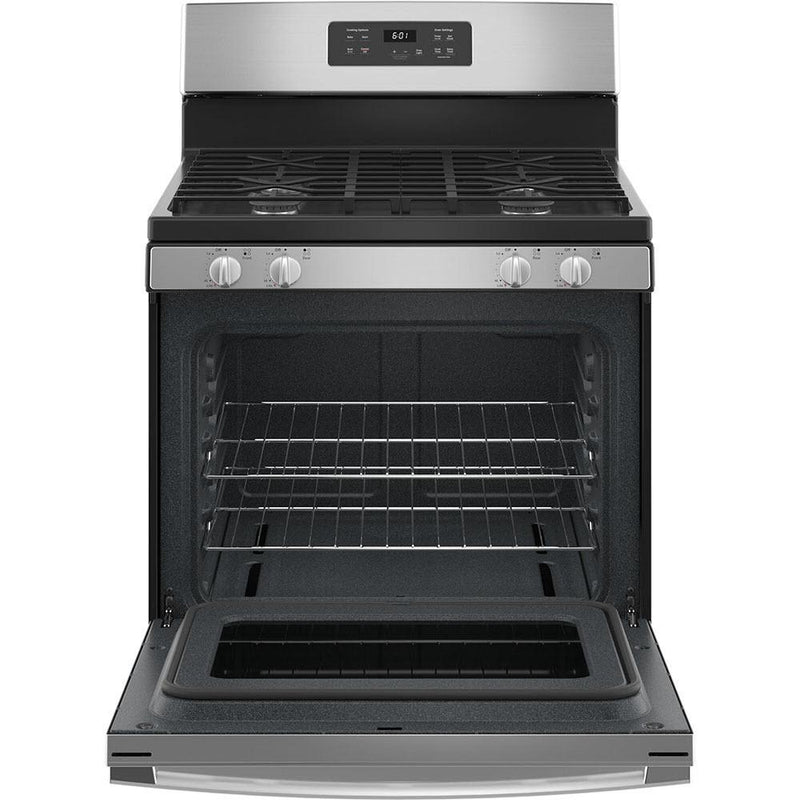 GE 30-inch Freestanding Gas Range with Broiler Drawer JCGBS61RPSS IMAGE 2