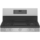 GE Profile 30-inch Freestanding Gas Range with True European Convection Technology PCGB935YPFS IMAGE 4