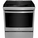 GE Profile 30-inch Slide-in Electric Induction Range with True European Convection Technology PCHS920YMFS IMAGE 1