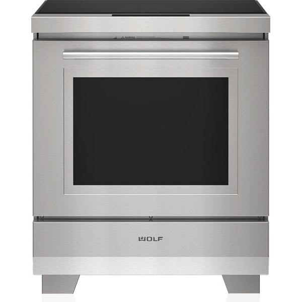 Wolf 30-inch Freestanding Induction Electric Range with Wi-Fi Connect IR30450/S/T IMAGE 1