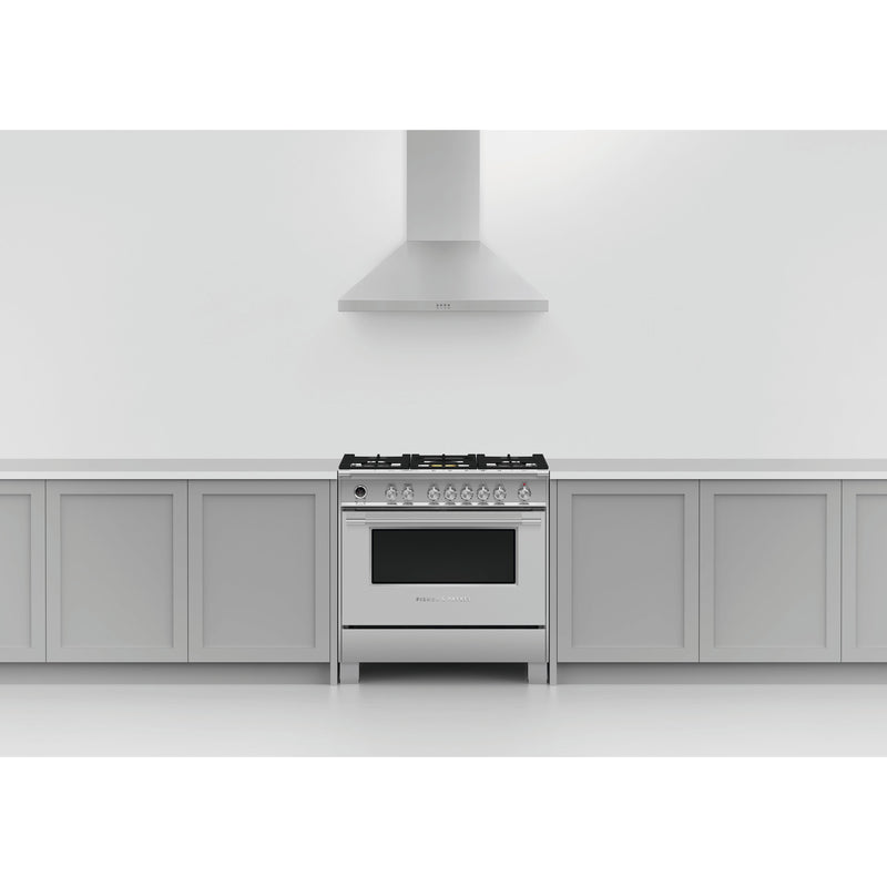 Fisher & Paykel 36-inch Wall Mount Range Hood with LED Lighting HC36PCX1 IMAGE 10