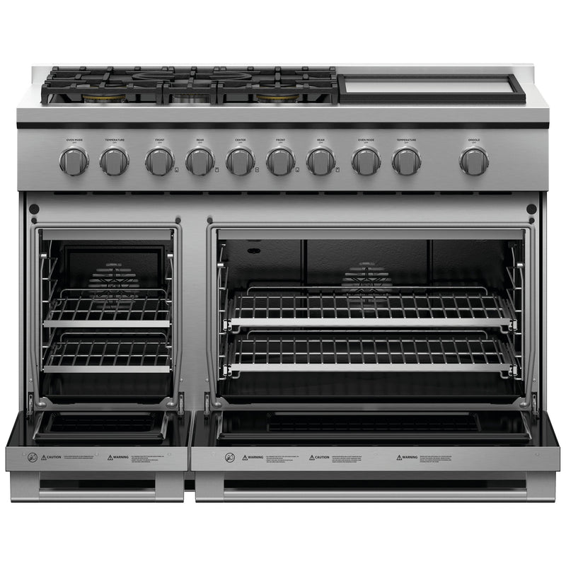 Fisher & Paykel 48-inch Freestanding Gas Range with Griddle RGV3-485GD-N IMAGE 2