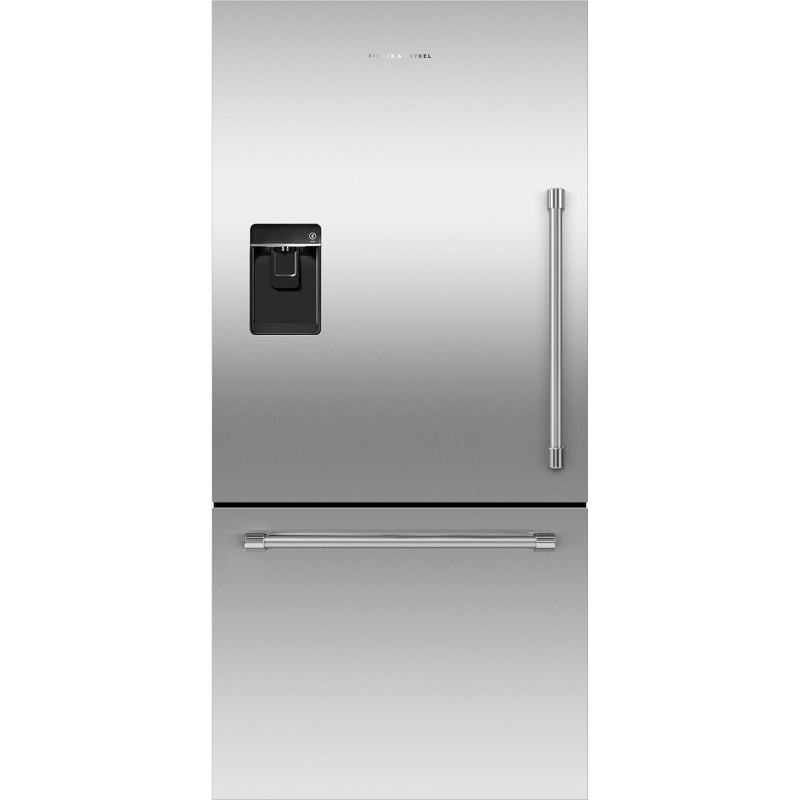 Fisher & Paykel 32-inch, 17.5 cu. ft. Bottom Freezer Refrigerator with Water Dispenser RF170WLKUX6 IMAGE 1