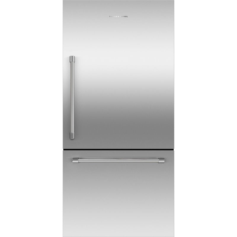 Fisher & Paykel 32-inch, 17.1 cu. ft. Bottom Freezer Refrigerator with Water Dispenser RF170WRKJX6 IMAGE 1