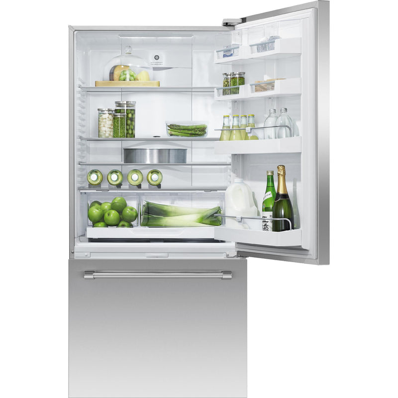 Fisher & Paykel 32-inch, 17.1 cu. ft. Bottom Freezer Refrigerator with Water Dispenser RF170WRKJX6 IMAGE 2