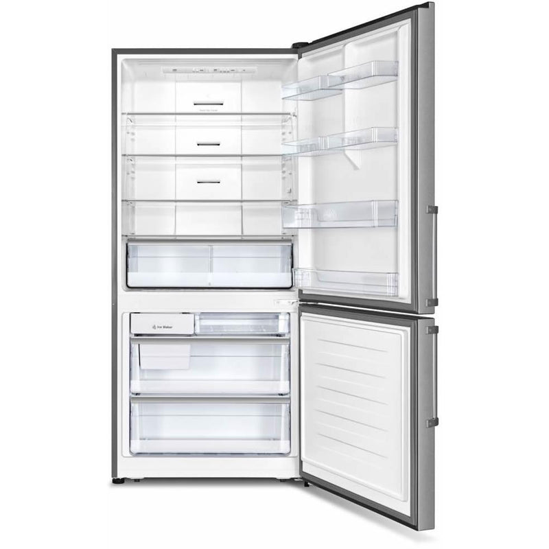 Bertazzoni 31-inch, 17.1 cu.ft. Freestanding Bottom Freezer Refrigerator with LED Lighting REF31BMFX IMAGE 2