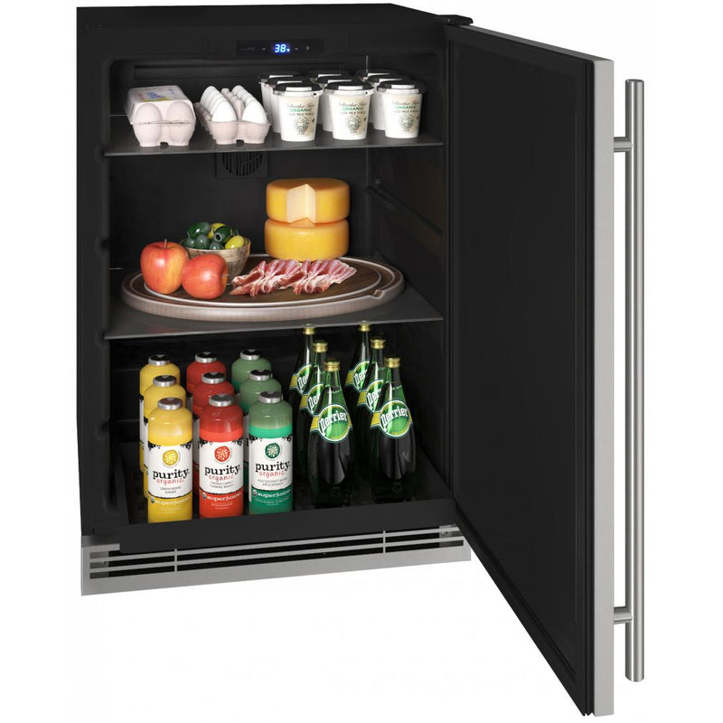 U-Line 24-inch Compact Refrigerator UHRE124-SS01A IMAGE 3