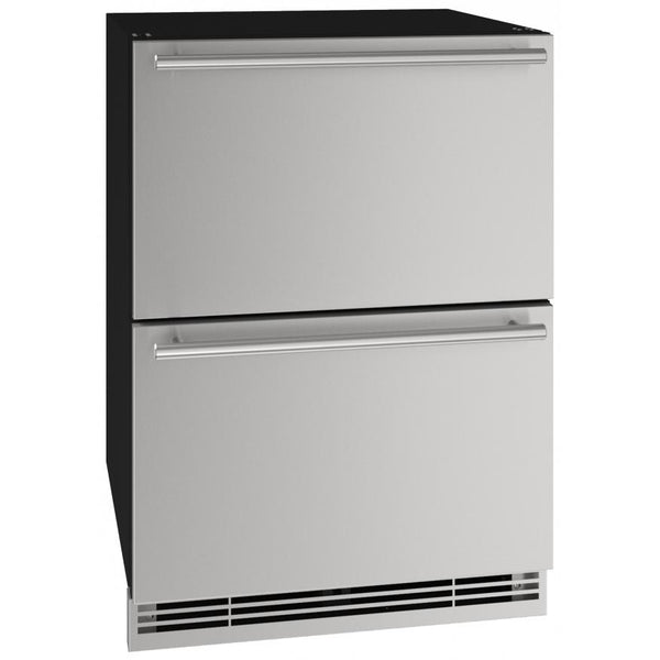 U-Line 24-inch Refrigerator Drawers UHDR124-SS61A IMAGE 1