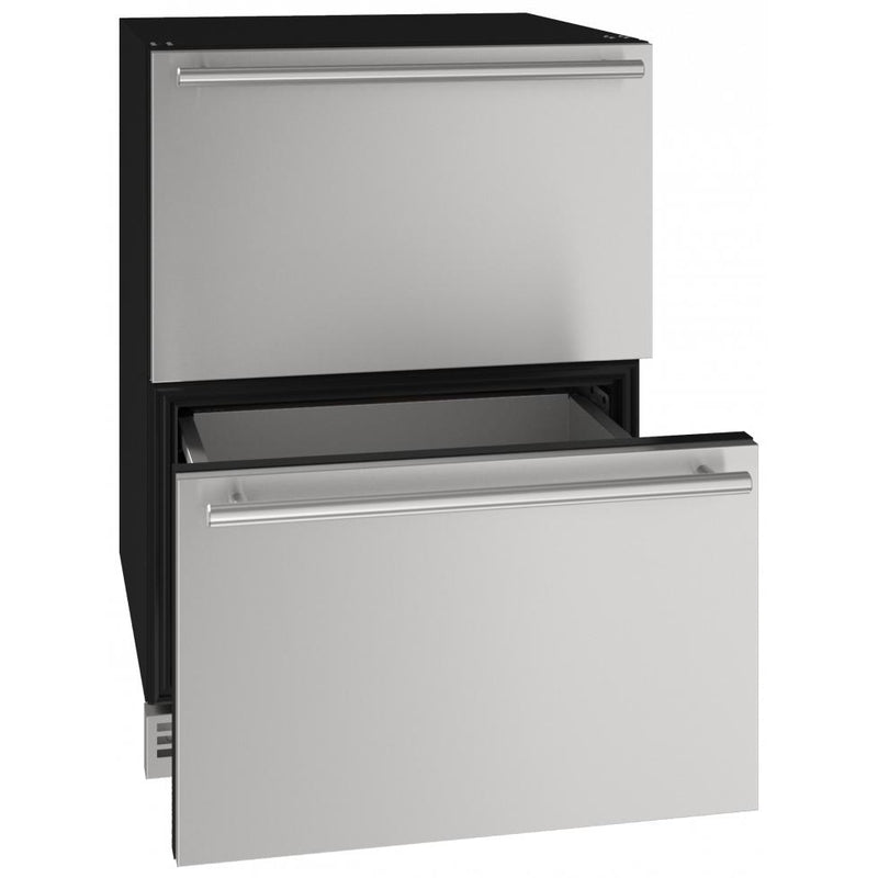 U-Line 24-inch Refrigerator Drawers UHDR124-SS61A IMAGE 2