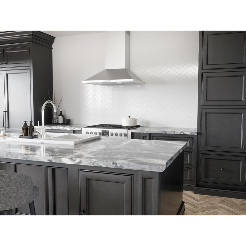 Zephyr 30-inch Venezia Wall Mount Range Hood ZVE-E30DS IMAGE 4