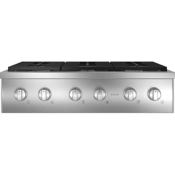 Café 36-inch Built-in Gas Rangetop with 6 Burners CGU366P2TS1 IMAGE 1