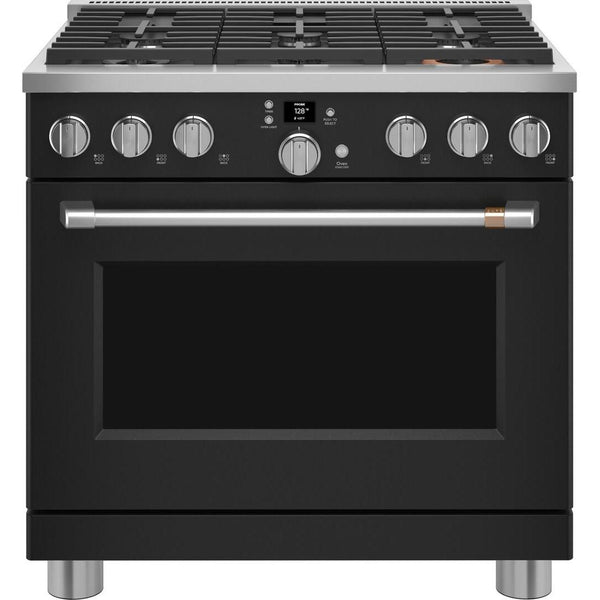 Café 36-inch Freestanding Gas Range with WI-FI Connect CGY366P3TD1 IMAGE 1