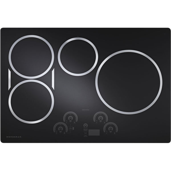 Monogram 30-inch Built-in Electric Induction Cooktop with Gourmet Guided Cooking ZHU30RDPBB IMAGE 1