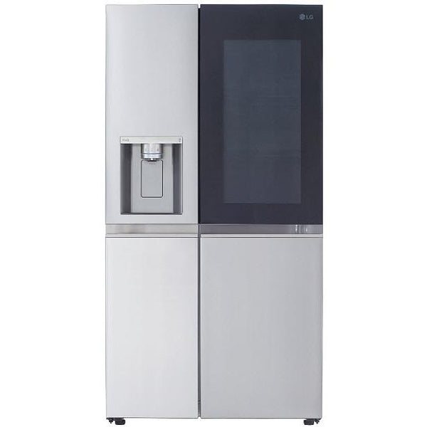 LG 36-inch, 27.1 cu.ft. Freestanding French 4-Door Refrigerator with InstaView® LRSOS2706S IMAGE 1