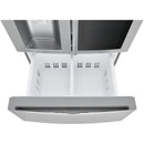 LG 33-inch, 18.4 cu.ft. Counter-Depth French 4-Door Refrigerator with SpacePlus™ Ice System LRMVC1803S IMAGE 10