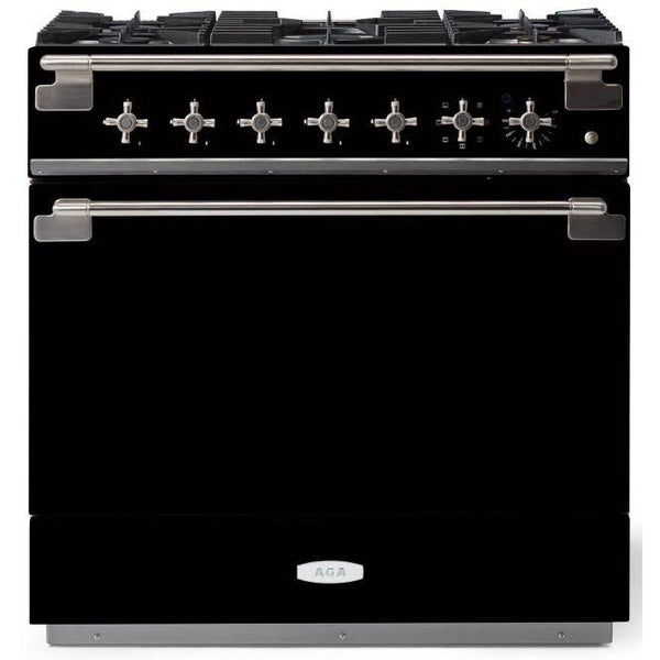 AGA 36in Elise Dual Fuel Range AEL361DFMBL IMAGE 1