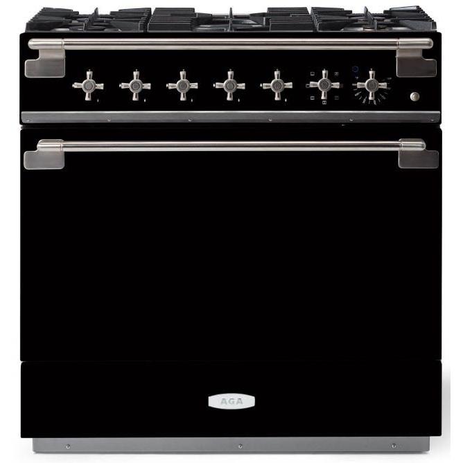 AGA 36in Elise Dual Fuel Range AEL361DFMBL IMAGE 1