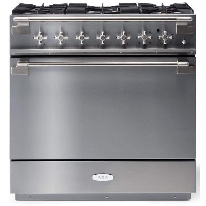 AGA 36in Elise Dual Fuel Range AEL361DFSS IMAGE 1